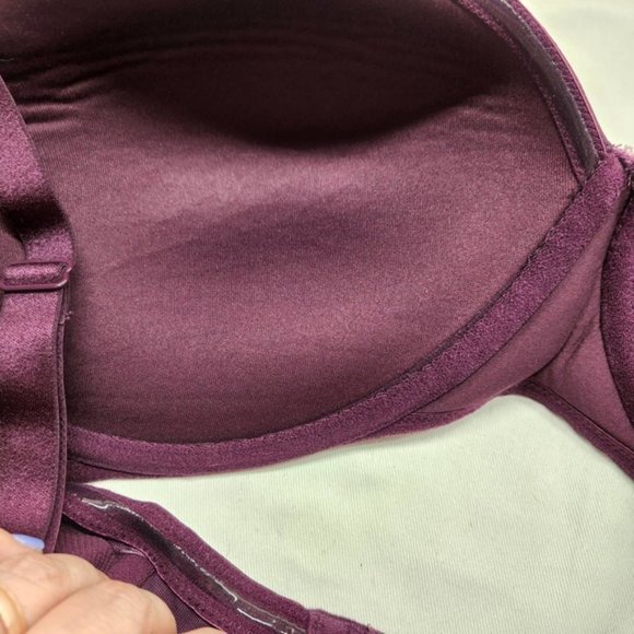 Torrid Curvy Padded Push Up Bra Purple Size 40DDD, 46F - Picture 6 of 8